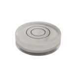 Dåselibelle Ø40 mm cyl. 10 mm højde med akryl glas (type 5)